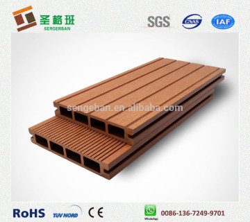 red composite decking/recycled plastic decking boards