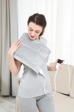 UL Approved Moist/Dry Body Heating Pad with LCD Display 8 Heat Settings 6 Timer Settings for Muscle Stiffness
