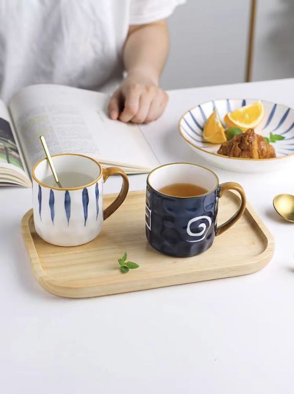 Marine - style Ceramic Mugs Set