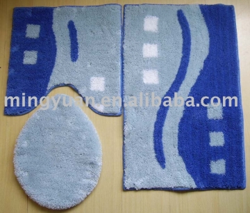 Tufted Bath Mat Set