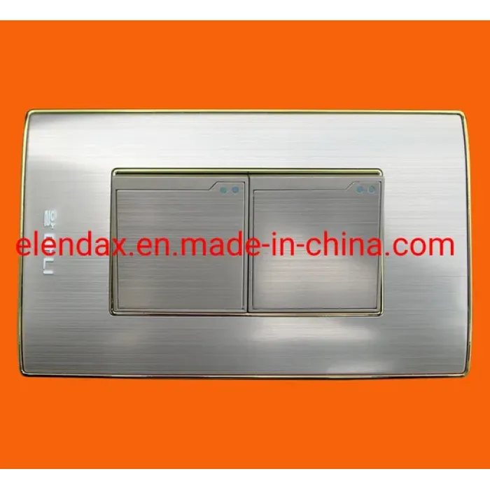 Sakelar Dinding Aluminium Amerika Baru dengan Indikator AL2001