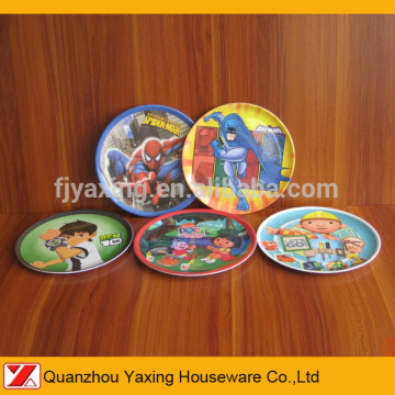 8'' Round Melamine cartoon plate