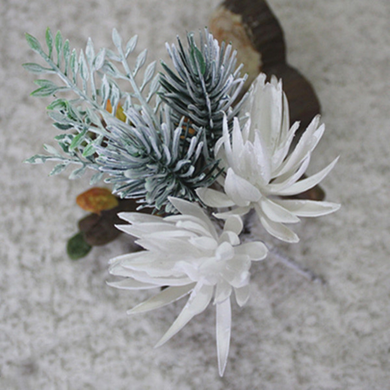 New Artificial Flowers Pineapple Grass Artificial Pine Nuts Cones for Wedding Christmas Decoration DIY Scrapbooking