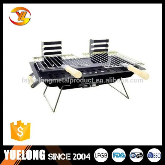 portable outdoor Japanese Hibachi rectangular charcoal bbq grill