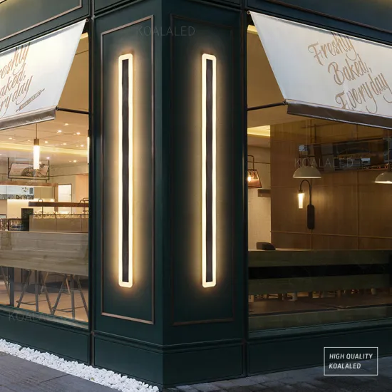 Modern Waterproof Linear LED Wall Light - 1ft to 8ft for Indoor/Outdoor Villa Gardens