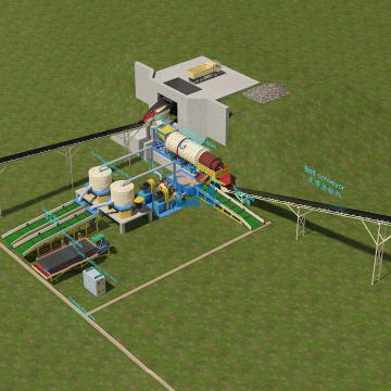 Sierra Leone 50 TPH Placer Ore Ore Concentrating Plant