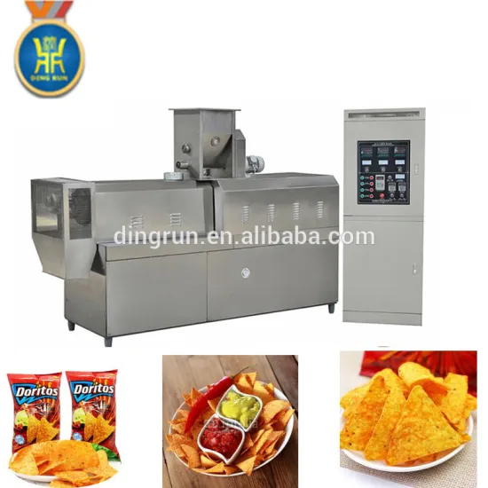 Different shapes bugles fried snack food making machine