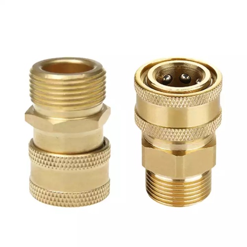 Brass joint auto parts washer with nozzle