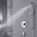 Concealed shower hot cold single-handle bathroom shower set