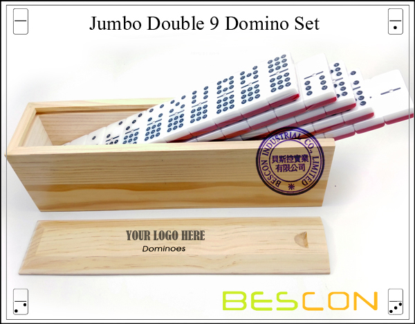 Jumbo Double 9 Domino Set-4