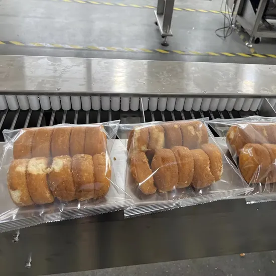 Automatic Multipack Food Packaging Machine for Cupcakes, Muffins, Bread, and Croissants