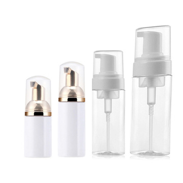 cosmetic packaging hand wash 30ml 50ml 80ml 100ml custom foam lotion pump round bottle hair health