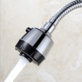 Chrome Flexible Spout Single Handle Kitchen Faucet