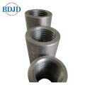 steel material parallel threaded rebar couplers