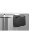 Rectangular Stainless Steel Trash Can Combo