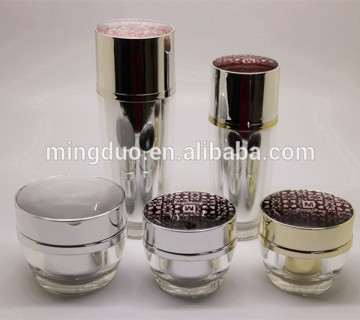 40-100ml Acrylic lotion bottles and 15-30g cosmetic jar set