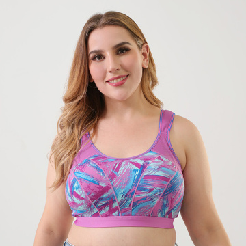 Reggiseno sportivo da palestra con coppa G fantasia donna in stock