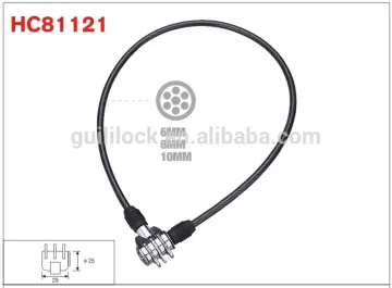 HC81121 cute number 3 digit combination lock