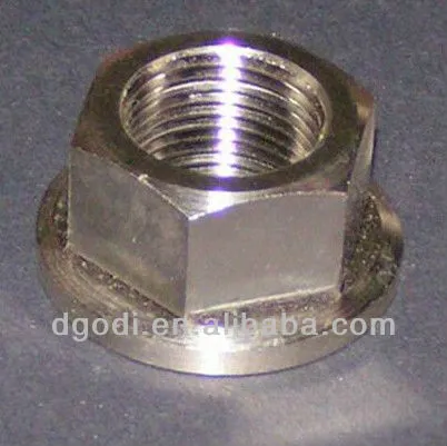 custom stainless steel hex collar nut