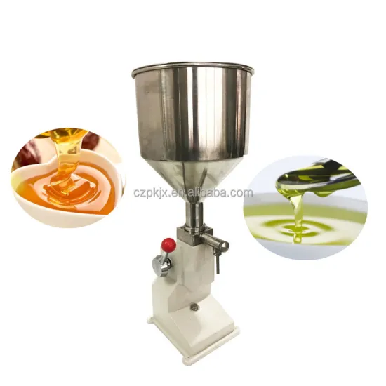 Handle Pressure Cream Filler Machine for Honey and Cream - A03 Manual Paste Bottle Filling Machine