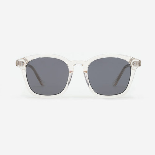 Square Key-hold Acetate Men's Sunglasses