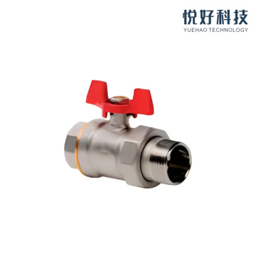 Pn25 1 Valvola a sfera in ottone Filettatura maschio femmina