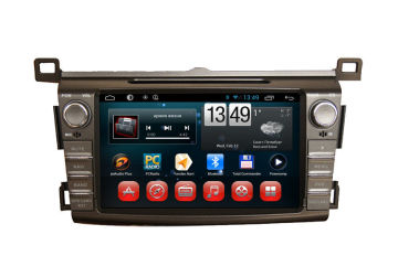 Dual Zone 2014 Rav4 Toyota Gps Navigation System With Rds Isdb-t Dvb-t Bt Swc