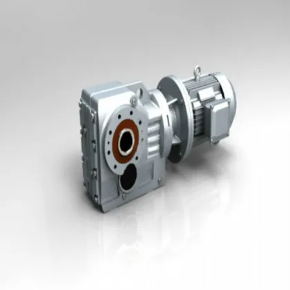 Industry High torque KF Shaft Mounted Bevel GearBox
