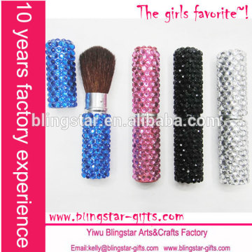 bling wholesale diamond makeup brush set