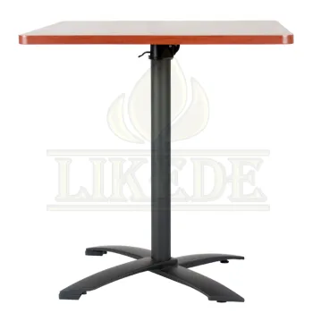 Adjustable Aluminum Folding Coffee Table for Dining