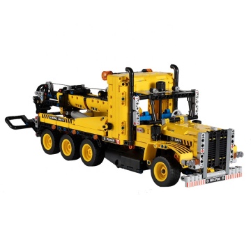 Mould King 17011 Mechanical Series Highway Trailer Engineering Vehicle Building Blocks