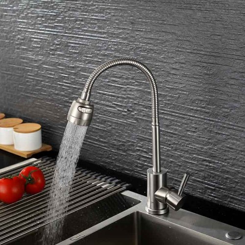 360 Flexible Rotating stainless steel kitchen sink faucet