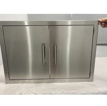 Ssdd32 Model Number Silver Modern Outdoor Kitchen Furniture Bbq Stainless Steel Double Door