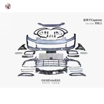 Kit di aggiornamento del paraurti per paraurti anteriori per ricambi Auto VD per Porsche Cayenne 958-1 (2011-2014) e aggiornato 9Y0 (2015 Turbo)