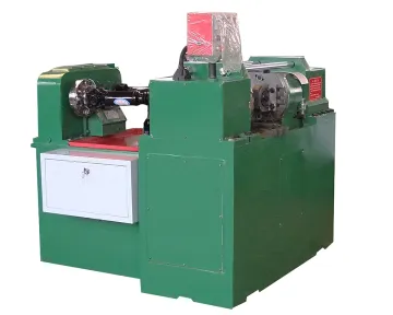 Automatic hydraulic thread rolling machine