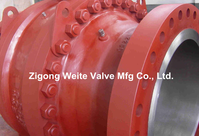wcb flanged ball valve