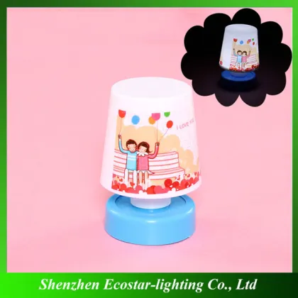 Colorful white light cartoon light LED pat light touch pat lamp for gift