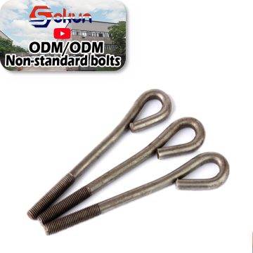 Sturdy Heavy Duty L-J Type Foundation Bolt Set: Versatile Bolts for Diverse Construction Foundations