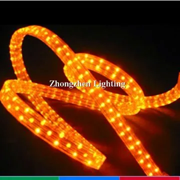 Outdoor christmas decorative orange led rope light