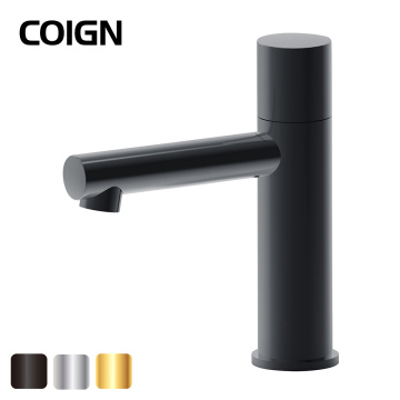 Single Handle Lavatory Black Faucets For Bathroom
