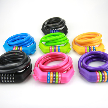 High Quality Safety Steel Mountain Chain Keyless Security Bicycle Cable Lock