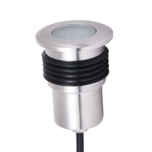 Recessed LED deck light for gardens