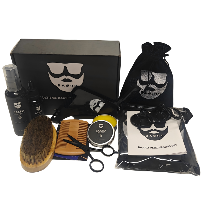 11 piezas set el mejor kit de barba para hombres