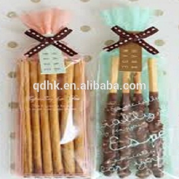 Customized transparent plastic bags for cookies,flexible packaging film