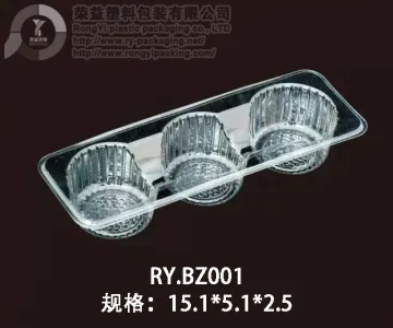 Clear Design Plastic moon cake Packaging Boxes