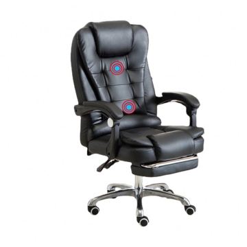 Best Support Arms Executive Office Chair Massage Rolling Swivel PU Leather Chair