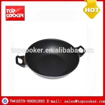 Skillful design aluminium press nonstick coating wok