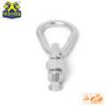 Best Selling Zinc Plated Double Stud Fitting With Oval Ring