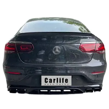 GLC63 Rear Diffuser and Pipes for Mercedes Benz C253/X253 GLC Coupe 2016-2022