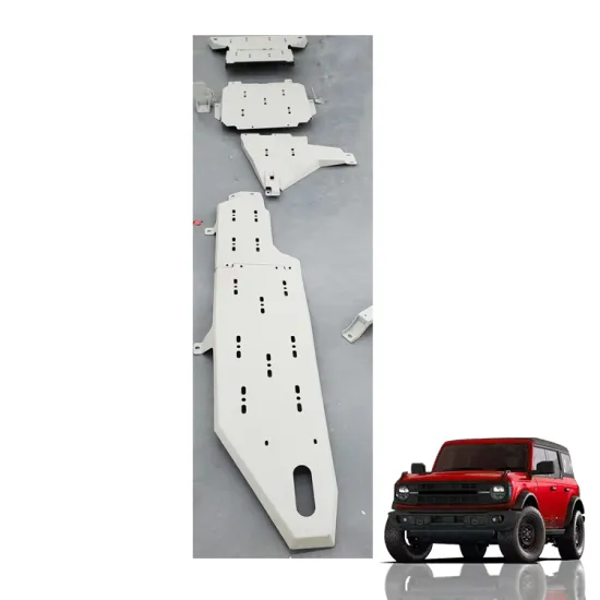 Full SET Transmission Skid Plate Gearbox Splash Shield Guard for Bronco 2021-2023